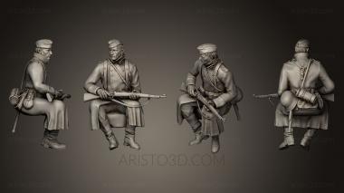 Military figurines (STKW_0138) 3D model for CNC machine